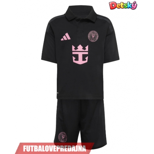 Lacne Dětský Futbalové dres Inter Miami Lionel Messi #10 2026-27 Krátky Rukáv - Preč (+ trenírky)